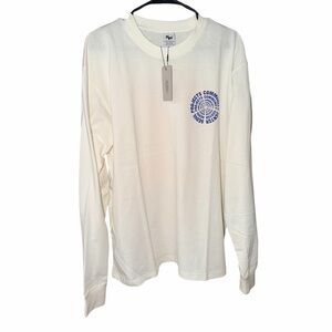SP Seoul Projects White Long Sleeve T- Shirt Large
